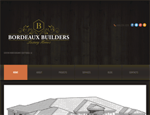 Tablet Screenshot of bordeauxbuilders.com